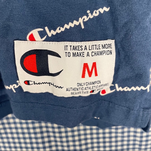 Champion All Over Print T-Shirt Men’s Size Medium - Picture 3 of 4